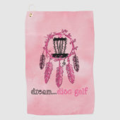 Serviette de golf Dreamcatcher Disk Golf (Devant)