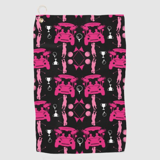 Serviette De Golf Drôle cadeau de golf pour les débutants (Devant)