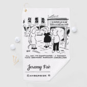 Serviette De Golf Drôle Cartoon Marriage Counseling, pas Annuler (En situation)