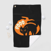 Serviette De Golf Drôle de chat (En situation)