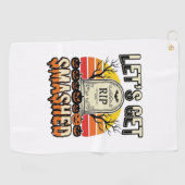 Serviette De Golf Drôle de Halloween Casse-gueule Design de Cimetièr (Horizontal)