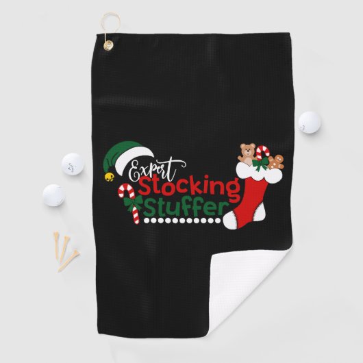 Serviette De Golf Drôle Expert Stocker Stuffer Noël (En situation)