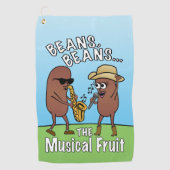 Serviette De Golf Drôle Fête des pères Bean Fart Plaisanter (Devant)