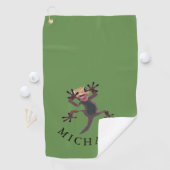 Serviette De Golf Drôle Homme's Golf Cadeau personnel (En situation)