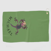 Serviette De Golf Drôle Homme's Golf Cadeau personnel (Horizontal)