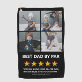 Serviette De Golf Drôle Meilleur Papa Par Photo (Devant)