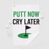 Serviette de golf drôle personnalisée pour petit a (En situation)