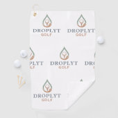 Serviette De Golf Droplyt Signature Golf Towel (En situation)