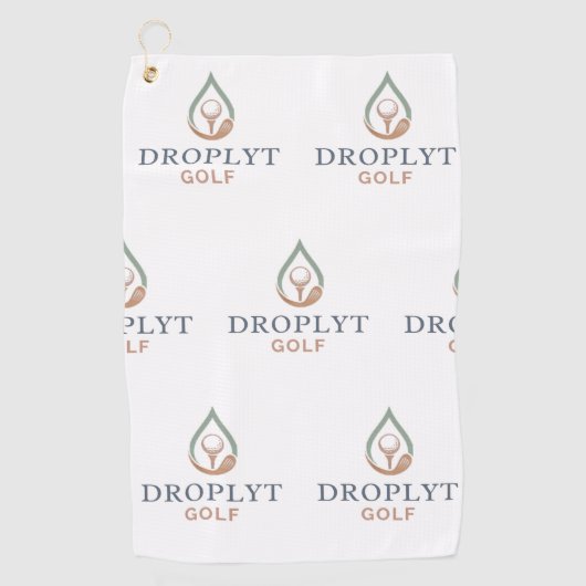 Serviette De Golf Droplyt Signature Golf Towel (Devant)