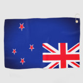Serviette de golf du drapeau néo-zélandais (Horizontal)