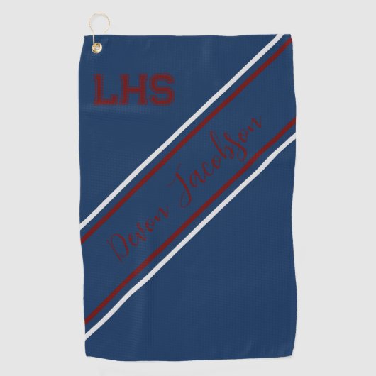 Serviette de golf du Joueur du secondaire (Devant)