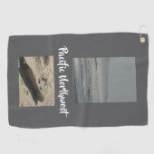 Serviette de golf du Nord-Ouest Pacifique (Horizontal)