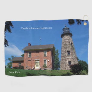 Serviette de golf du phare de Charlotte Genesee