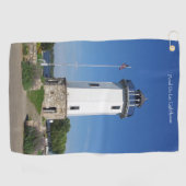 Serviette de golf du phare de Fond Du Lac (Horizontal)