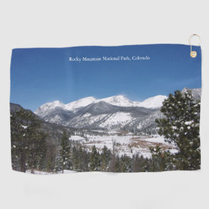 serviette de golf du Rocky Mountain National Park
