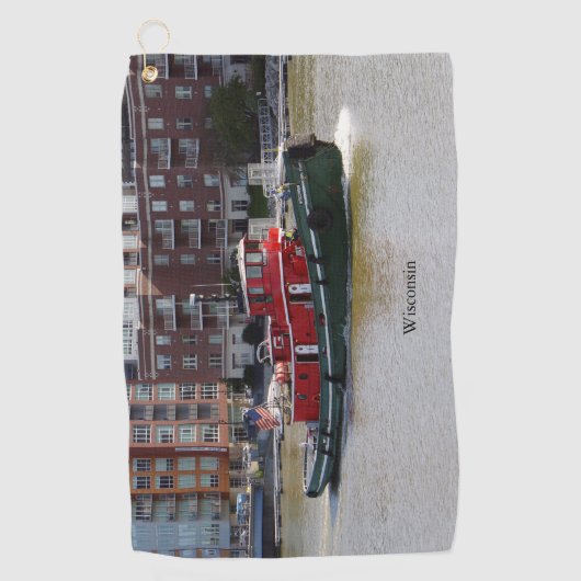 serviette de golf du Wisconsin (Devant)