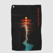 Serviette De Golf Dualité de la vague de particules (Devant)