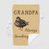 Serviette De Golf Duck Golf Towel (En situation)