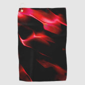 Serviette De Golf Dunes artificielles dans l'ombrage rouge (Devant)