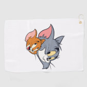 Serviette De Golf Duo de dessin animé drôle (Horizontal)