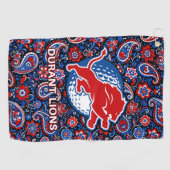 Serviette De Golf Durant Lions Golf - Paisley Blue Floral (Horizontal)