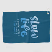 Serviette De Golf Durée de vie lente 2 (Horizontal)