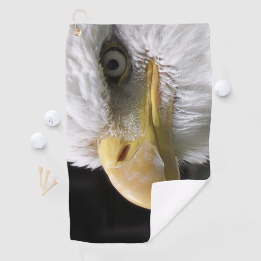 SERVIETTE DE GOLF EAGLE BIRD OF PREY  (En situation)