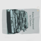 Serviette De Golf Easily Distracted by Classics (Horizontal)