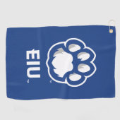 Serviette De Golf Eastern Illinois Panthers Empreinte de patte & EIU (Horizontal)