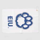 Serviette De Golf Eastern Illinois Panthers Empreinte de patte & EIU (Horizontal)