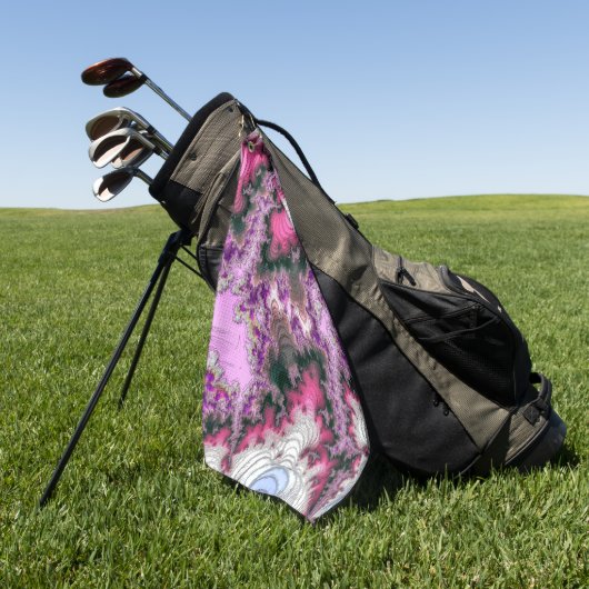 SERVIETTE DE GOLF EAU ABSTRAITE (Vert)