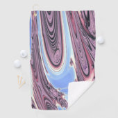 SERVIETTE DE GOLF EAU DE LA RIVIÈRE SWIRLING (En situation)