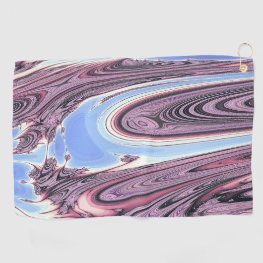 SERVIETTE DE GOLF EAU DE LA RIVIÈRE SWIRLING (Horizontal)
