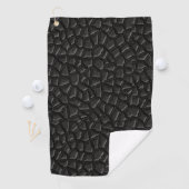 Serviette De Golf Échelle de dragon noir (En situation)