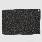 Serviette De Golf Échelle de dragon noir (Horizontal)