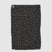 Serviette De Golf Échelle de dragon noir (Devant)