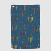 Serviette De Golf Échos de géométrie (Devant)