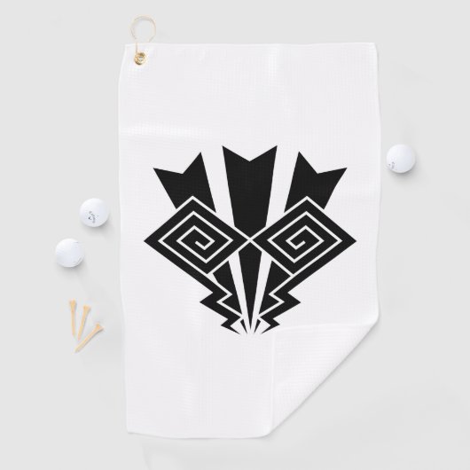 Serviette De Golf Éclair tonnerre (En situation)