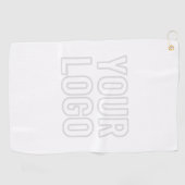 Serviette De Golf Éclairer automatiquement le logo pour l'Arrière - (Horizontal)