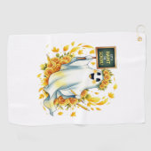 Serviette De Golf École Ghost Haunt Halloween (Horizontal)