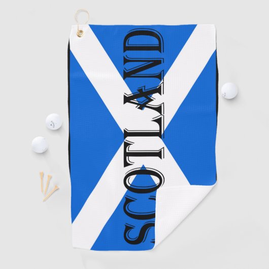 Serviette De Golf Écosse sur le drapeau écossais gtcnt (En situation)