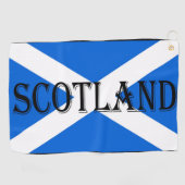 Serviette De Golf Écosse sur le drapeau écossais gtcnt (Horizontal)