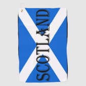 Serviette De Golf Écosse sur le drapeau écossais gtcnt (Devant)