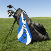 Serviette De Golf Écosse sur le drapeau écossais gtcnt (Vert)