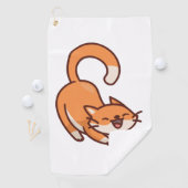 Serviette De Golf Écrasement de chats (En situation)