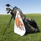 Serviette De Golf Écrasement de chats (Vert)