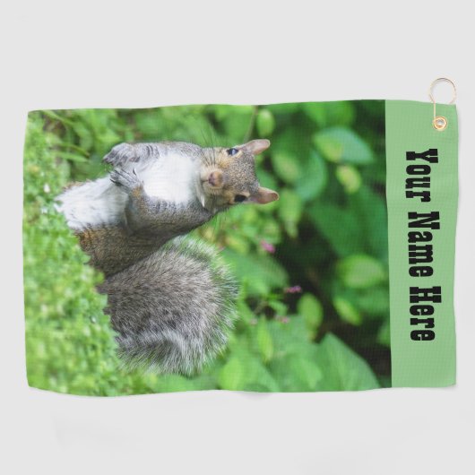 Serviette De Golf Écureuil (Horizontal)