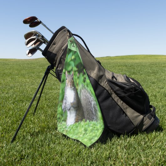 Serviette De Golf Écureuil (Vert)