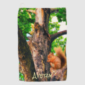 Serviette De Golf Écureuil Animal (Devant)