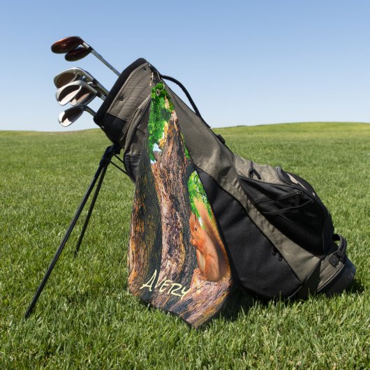 Serviette De Golf Écureuil Animal (Vert)
